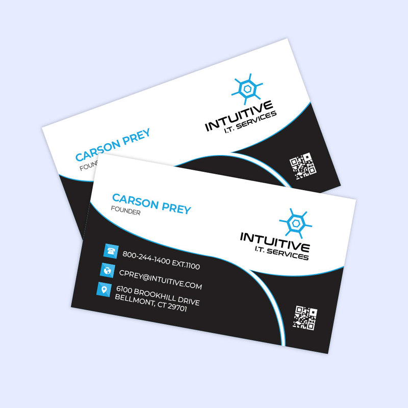 Business Card Stickers Stickerine.com